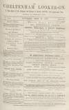 Cheltenham Looker-On Saturday 10 June 1876 Page 1