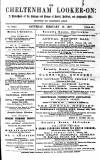 Cheltenham Looker-On Saturday 10 February 1877 Page 1