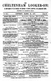 Cheltenham Looker-On Saturday 24 March 1877 Page 1