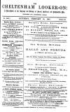 Cheltenham Looker-On Saturday 12 February 1881 Page 1