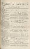 Cheltenham Looker-On Saturday 07 October 1882 Page 1