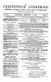 Cheltenham Looker-On Saturday 03 February 1883 Page 1