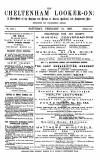 Cheltenham Looker-On Saturday 10 February 1883 Page 1