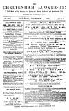 Cheltenham Looker-On Saturday 03 November 1883 Page 1