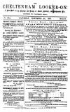 Cheltenham Looker-On Saturday 24 November 1883 Page 1