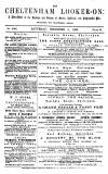 Cheltenham Looker-On Saturday 08 December 1883 Page 1