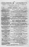 Cheltenham Looker-On Saturday 06 September 1884 Page 1