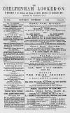 Cheltenham Looker-On Saturday 01 November 1884 Page 1
