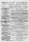 Cheltenham Looker-On Saturday 01 August 1885 Page 1