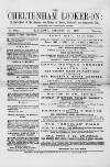 Cheltenham Looker-On Saturday 15 January 1887 Page 1