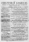 Cheltenham Looker-On Saturday 22 January 1887 Page 1