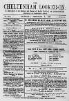 Cheltenham Looker-On Saturday 05 February 1887 Page 1