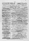 Cheltenham Looker-On Saturday 07 May 1887 Page 1