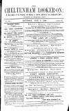 Cheltenham Looker-On Saturday 08 June 1889 Page 1