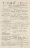 Cheltenham Looker-On Saturday 24 September 1892 Page 1