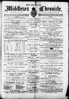 Middlesex Chronicle Saturday 22 June 1889 Page 1