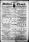 Middlesex Chronicle Saturday 23 November 1889 Page 1