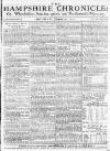 Hampshire Chronicle Monday 25 January 1773 Page 1