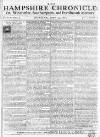 Hampshire Chronicle Monday 15 March 1773 Page 1