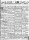 Hampshire Chronicle Monday 12 April 1773 Page 1