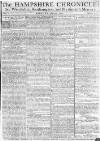 Hampshire Chronicle Monday 10 May 1773 Page 1