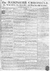 Hampshire Chronicle Monday 14 June 1773 Page 1