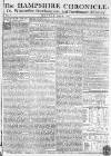 Hampshire Chronicle Monday 05 July 1773 Page 1
