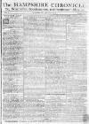 Hampshire Chronicle Monday 12 July 1773 Page 1