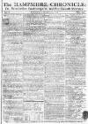 Hampshire Chronicle Monday 20 September 1773 Page 1