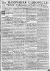 Hampshire Chronicle Monday 01 November 1773 Page 1