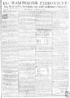 Hampshire Chronicle Monday 17 January 1774 Page 1