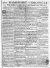 Hampshire Chronicle Monday 02 May 1774 Page 1