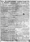 Hampshire Chronicle Monday 07 November 1774 Page 1