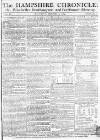 Hampshire Chronicle Monday 12 December 1774 Page 1