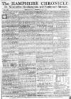 Hampshire Chronicle Monday 19 December 1774 Page 1