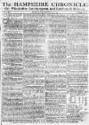Hampshire Chronicle Monday 02 January 1775 Page 1