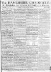 Hampshire Chronicle Monday 06 February 1775 Page 1