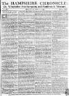 Hampshire Chronicle Monday 10 April 1775 Page 1