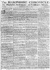 Hampshire Chronicle Monday 22 May 1775 Page 1