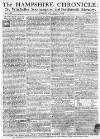 Hampshire Chronicle Monday 03 July 1775 Page 1