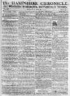 Hampshire Chronicle Monday 31 July 1775 Page 1