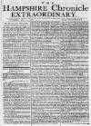 Hampshire Chronicle Wednesday 01 January 1777 Page 1
