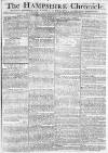 Hampshire Chronicle Monday 13 January 1777 Page 1