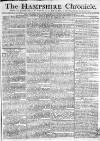 Hampshire Chronicle Monday 20 January 1777 Page 1