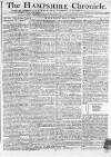 Hampshire Chronicle Monday 07 April 1777 Page 1