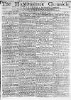 Hampshire Chronicle Monday 12 October 1778 Page 1