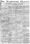 Hampshire Chronicle Monday 15 February 1779 Page 1