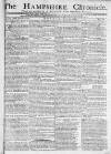 Hampshire Chronicle Monday 23 July 1781 Page 1