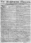 Hampshire Chronicle Monday 14 January 1782 Page 1