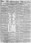 Hampshire Chronicle Monday 18 March 1782 Page 1